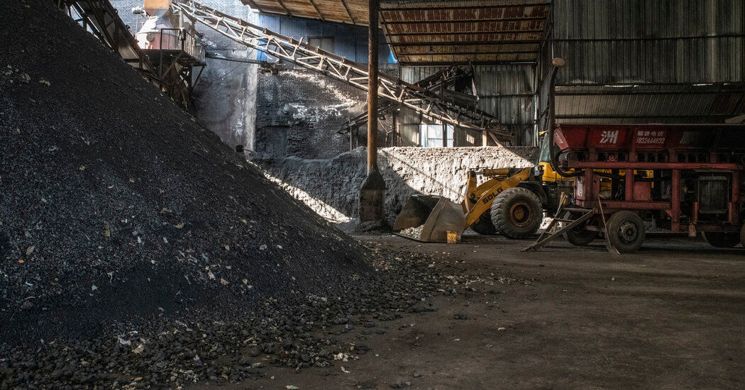 China’s push to burn more coal puts climate goals at risk.