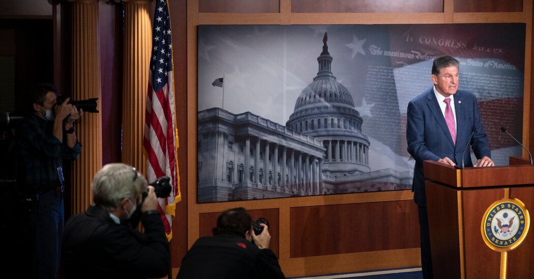 Manchin Refuses to Endorse Safety Net Bill, Dampening Hopes of a Quick Vote