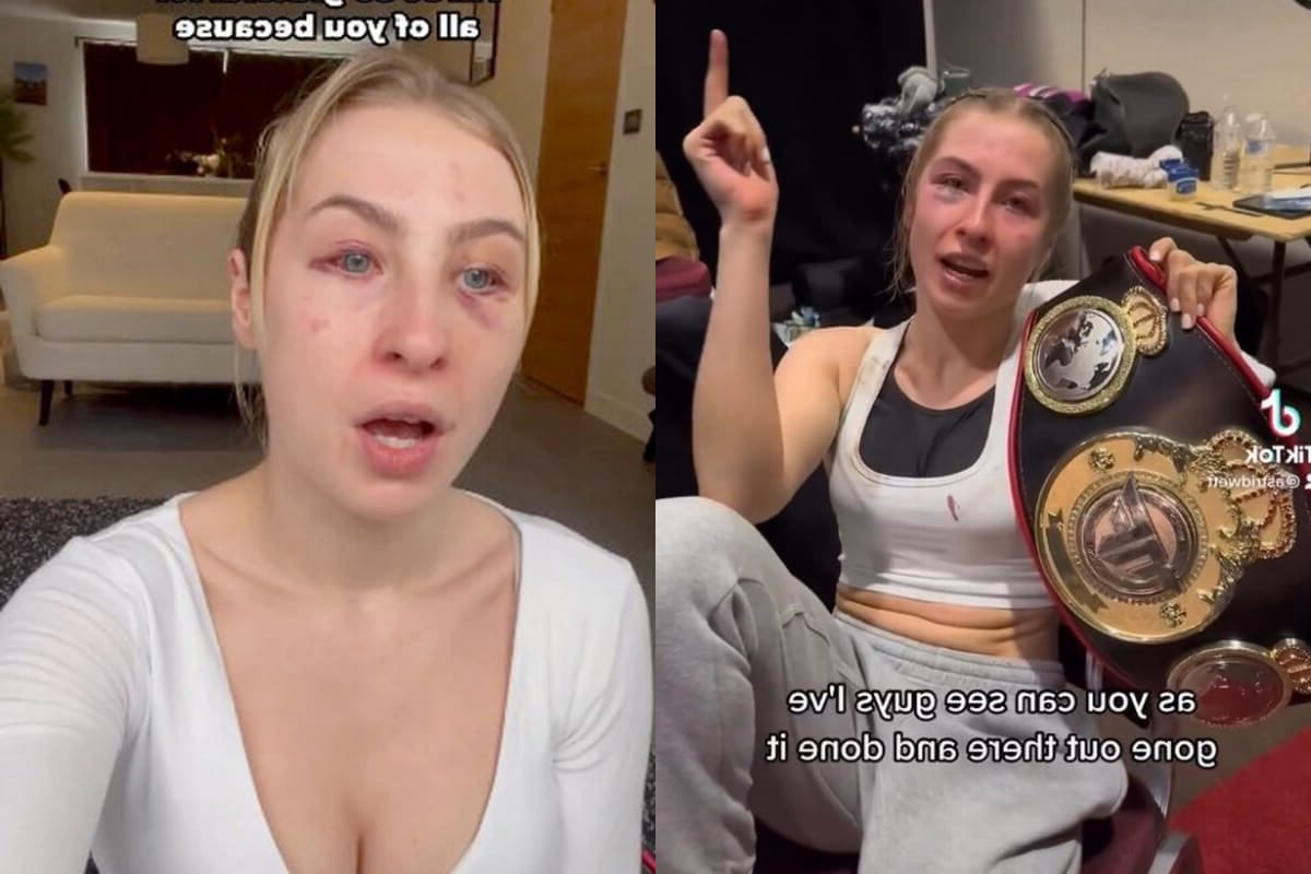 Astrid Wett shares horror boxing injuries