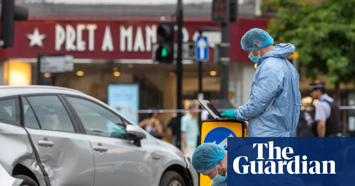 Man arrested on suspicion of attempted murder after vehicle hits pedestrians in London | London