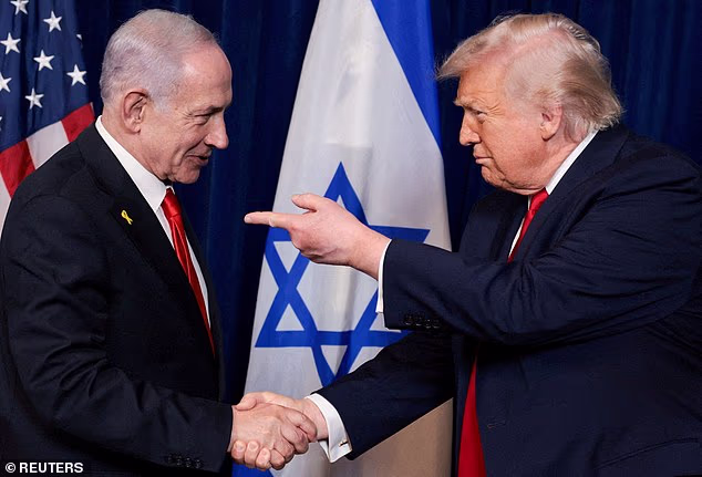 Donald Trump lashed out at Benjamin Netanyahu on Tuesday before vowing to destroy Iran's nuclear facility buried deep inside a mountain