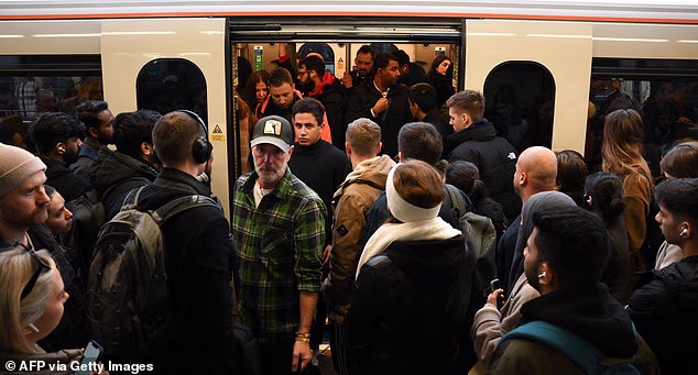 More than 300,000 passengers are forced to stand up on their commute on a typical day, new data shows