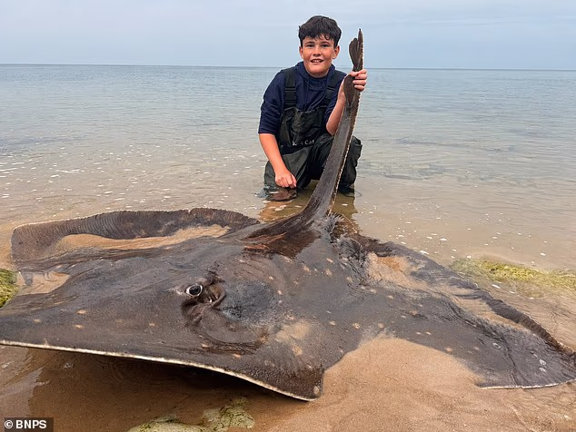 BNPS Schoolboy angler Henry Ralph has caught one of the biggest fish ever by a juvenile