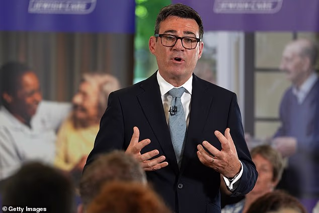 Andy Burnham gave a speech as he visited a care home in London earlier today