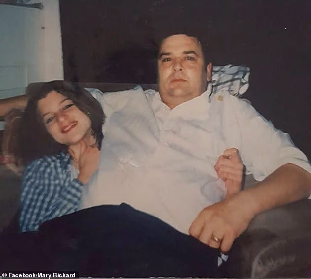 Pictured: Anthony Rickard with his daughter before  his disappearance