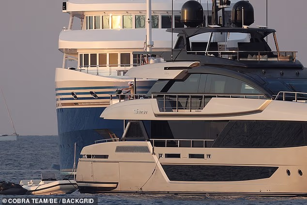 The Beckham clan are currently visiting different parts of the Balearic Islands on their luxury £16million yacht, Seven, which they bought in 2022