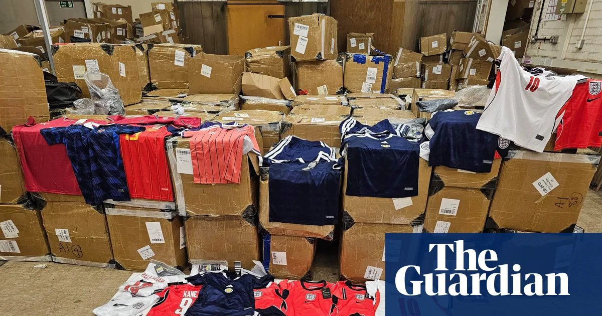 Fake football shirts worth £5.5m seized in one of UK’s biggest counterfeiting raids | Edinburgh