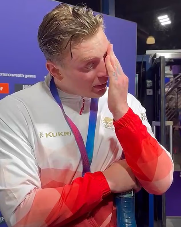 Adam broke down in tears following his third place finish on Saturday, and said his feud with his family had 'taken its toll'. Adam broke down in tears following his third place finish on Saturday, and said his feud with his family had 'taken its toll'