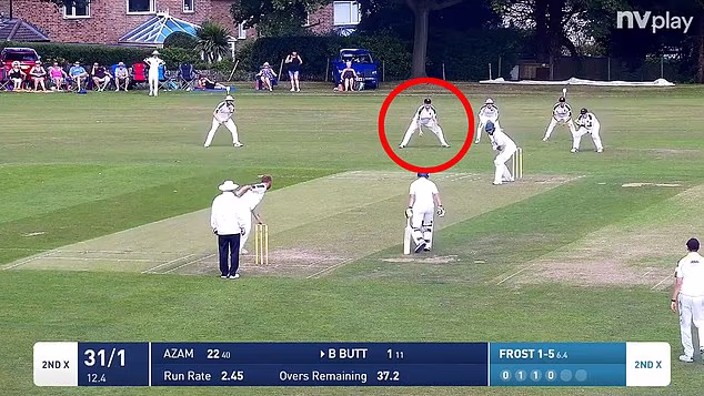 The amateur cricketer whose finger-clicking wicket deception has sparked a global cheating storm apparently once used the same trick to win his team a trophy in a title decider match (pictured), the Daily Mail can reveal