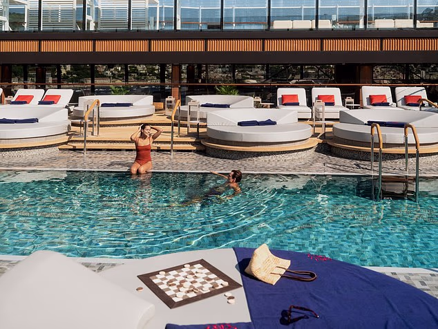 There are five different swimming pools onboard Explora III - so there's no need to rush and nab a sunbed at dawn