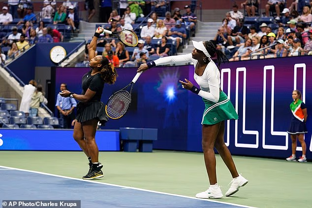 Serena (left) and Venus (right) Williams, pictured in 2022, are returning to the court together