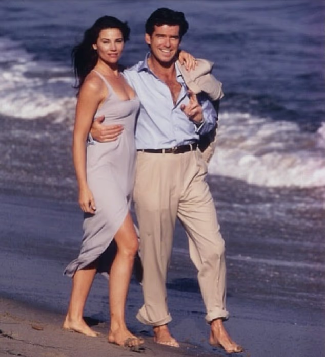 Pierce Brosnan's wife Keely Shaye Smith has shared romantic pictures from their 25 year marriage on their anniversary on Wednesday