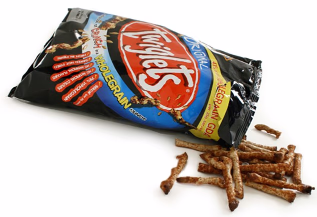 Twiglets contain roughly the same bowel-boosting fibre as a large apple, diet experts say