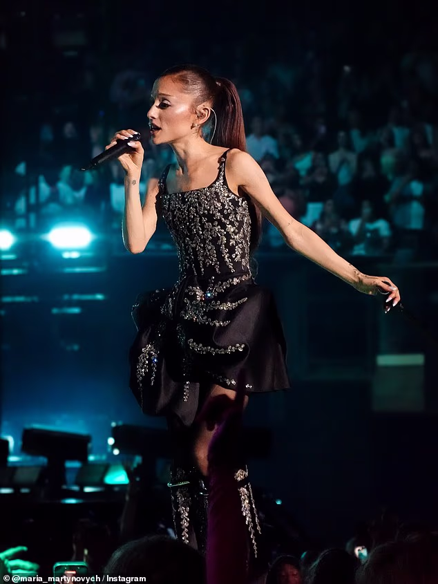 Ariana Grande 'liked' an Instagram post with a message about being 'healthier' amid ongoing public scrutiny over her weight and appearance; pictured in June