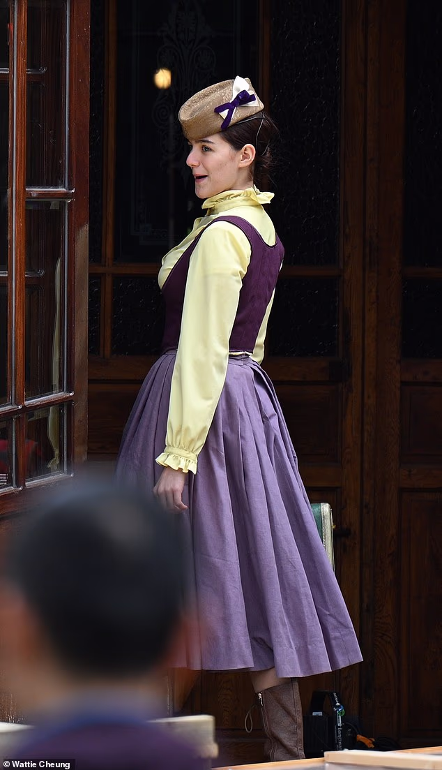 Debut: Suri dresses the part for her show at the Edinburgh Fringe Festival