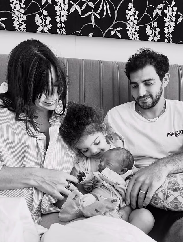 Daisy Lowe has given birth to her second child The model, 37, took to Instagram on Thursday as she revealed she and her husband Jordan Saul had welcomed a baby boy called Eddie Red
