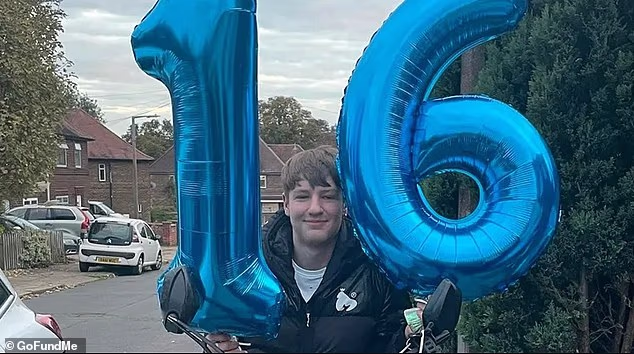 Ryley Hutson, 16, died when his e-bike was involved in a collision last September