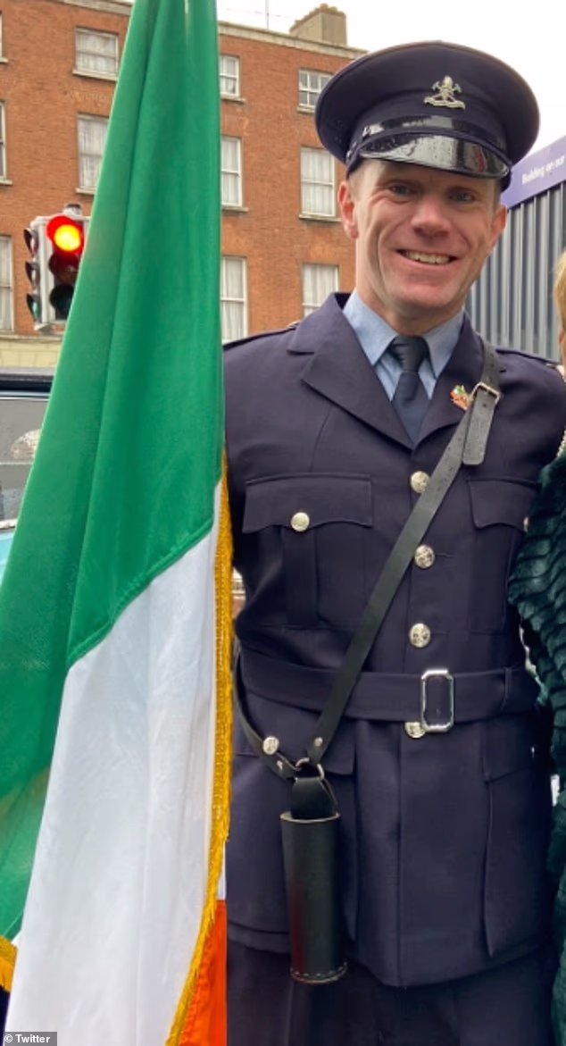 Irish firefighter Terence Crosbie, 39, was convicted of raping an unidentified woman in a Boston hotel while he was visiting for the St Patrick's Day Parade