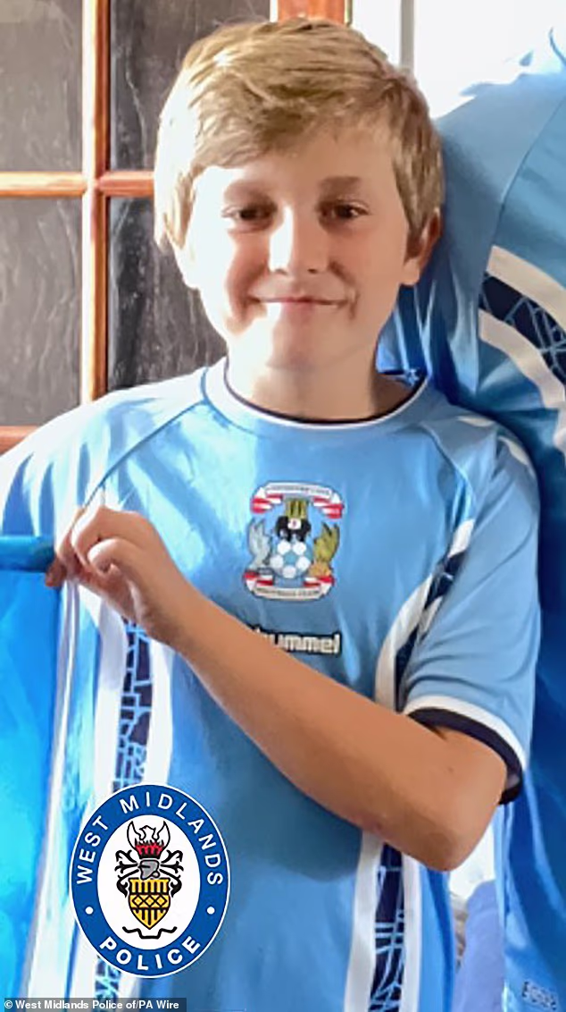 Coventry City fan Keaton Slater died aged 12 in June 2024 after being hit by a BMW on Radford Road