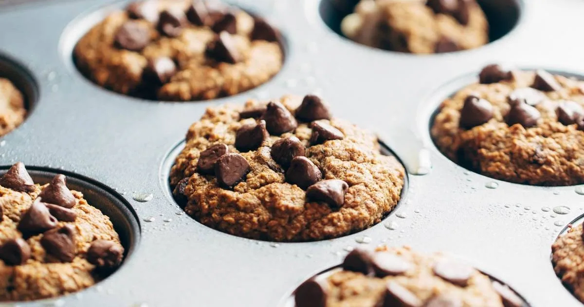 Healthy Banana Muffins Recipe - Pinch of Yum